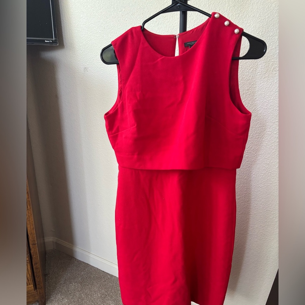 Ann Taylor Red Dress